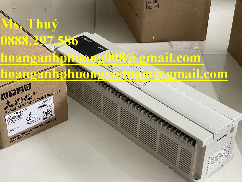 Mitsubishi FX3U-128MR/ES - Bộ lập trình PLC - Nhập khẩu Japan